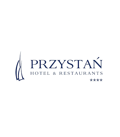 Przystań Hotel & Restaurants Olsztyn – logo obiektu, w którym odbył się pokaz iluzji Bartini